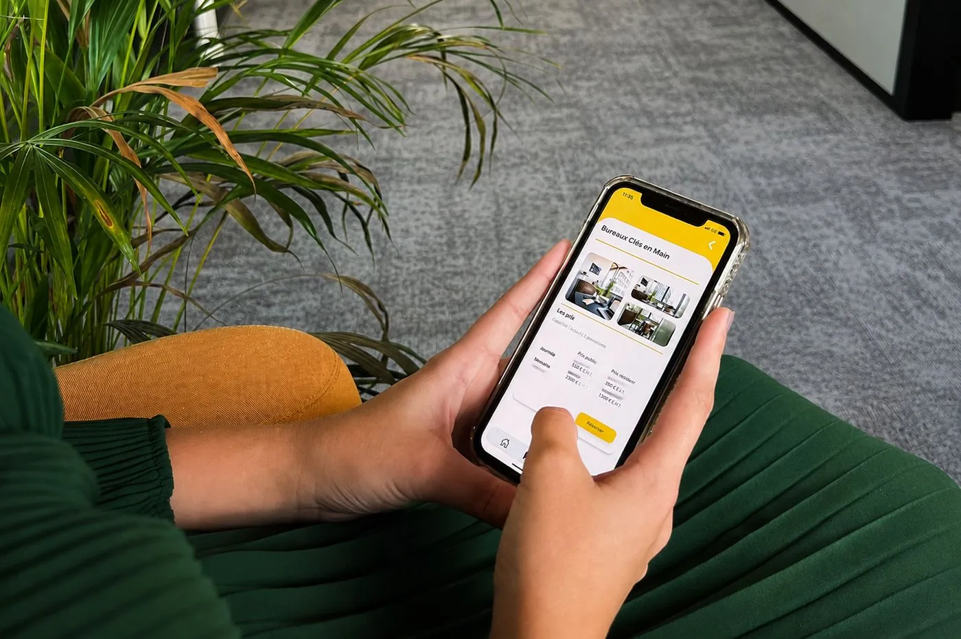 Application Lumen : réservation des espaces et services, fibre 10 Go